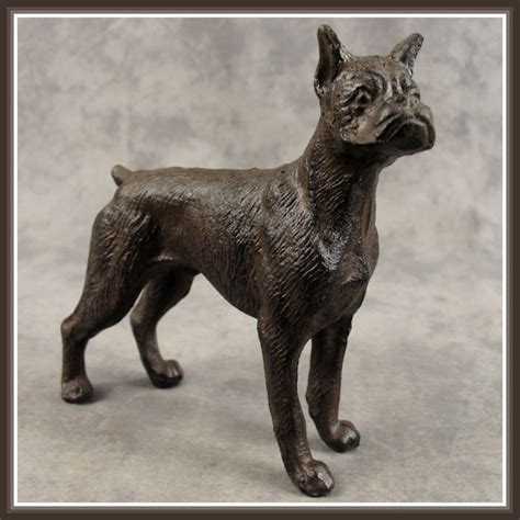 cast metal boxer dog|cast iron boxer dog for sale .